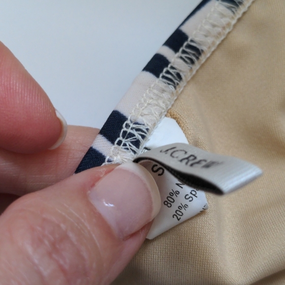 J. Crew Triangle Top Bikini Two Piece Swimsuit - Picture 6 of 8